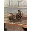 # Set of 2 Jinglebells Majestic Brown D.7-5 H.9-7
