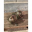 # Set of 2 Jinglebells Majestic Brown D.7-5 H.9-7