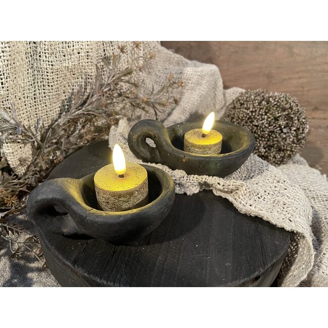 Countryfield # Gouden LED waxinelichtjes 4 cm