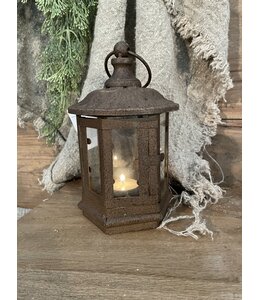 Countryfield Lantaarn vk Bazel roest-L11,5B11,5H20CM
