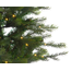 Kerstboom kunst in pot - buiten - met 100 lampjes - 120 cm hoog - werkt op batterij