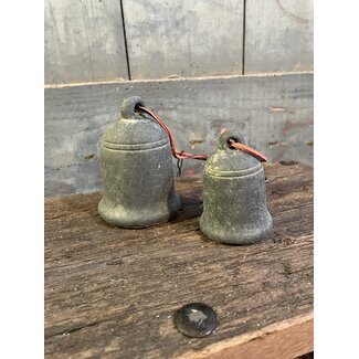 Set of 2 Jinglebells Majestic Vintage D.7-5 H.9-7