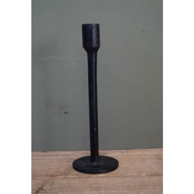 # W246 - Kandelaar - smeedijzer - L - 8 x 8 x 26 cm - per stuk
