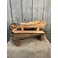 Slee hout 34 x 14 x 11cm bruin