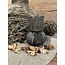 Still # 43621 - Zwart/grijze vaas "Fan" 14 cm - M - Earth
