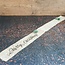 Kerst lint Merry Christmas - shabby - 10 cm breed x 100 cm lang