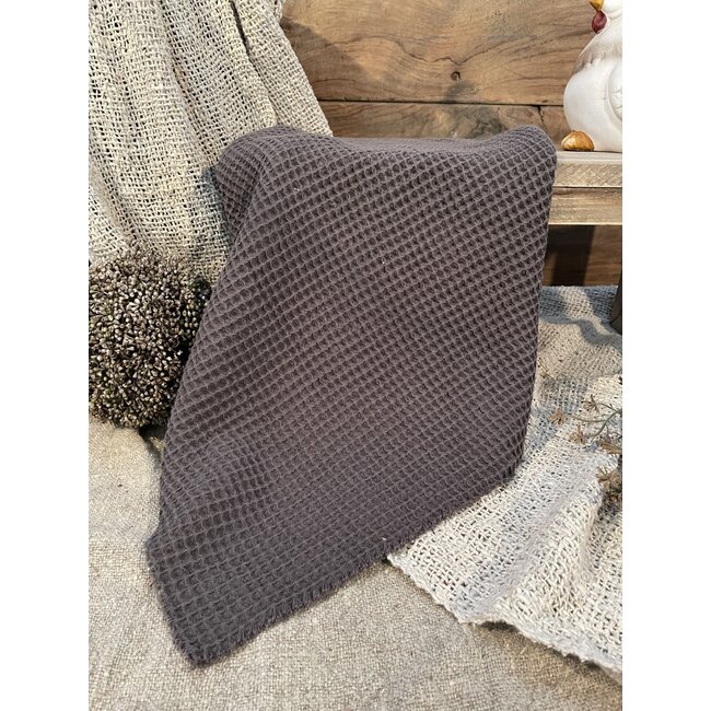 # Grijs gewafeld doekje 40 cm