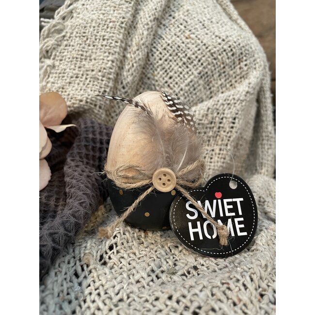 Sago ei veer stip H8x6cm per stuk