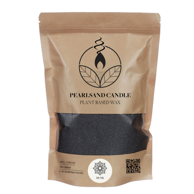 # Burning Sand scented 400gram kraft bag musk