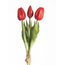 # Real Touch Tulip Bundle x3 L30cm Red
