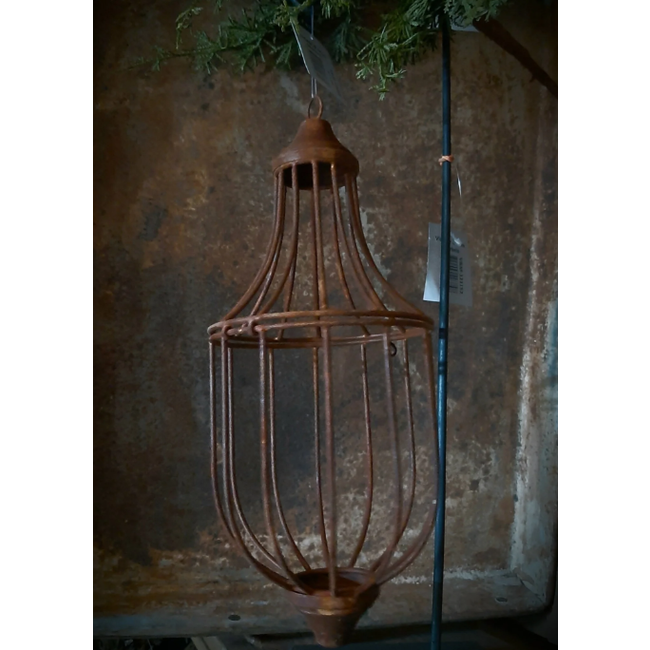 # rusty hanging ornament L 31 cm - excl. deco