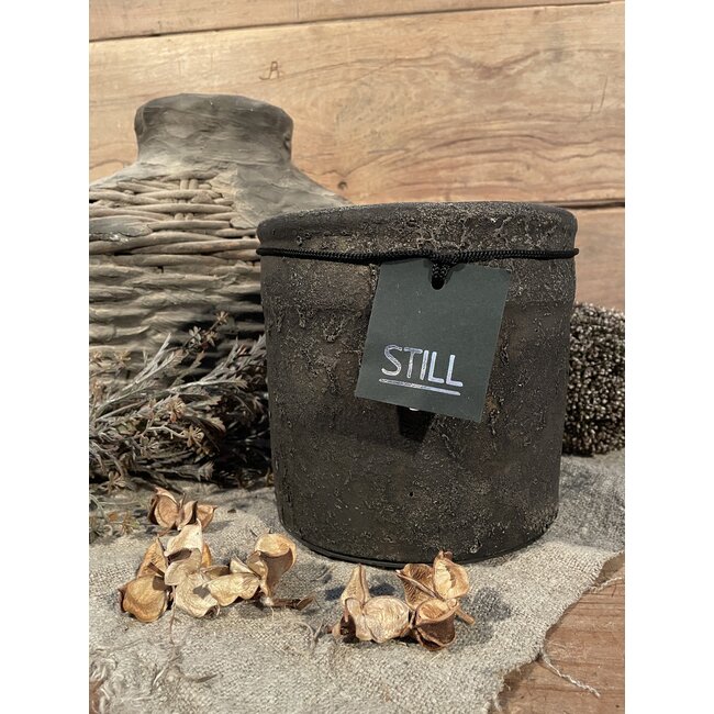 Still # 3250 - Zwarte bloempot "15 GOG" 18 cm