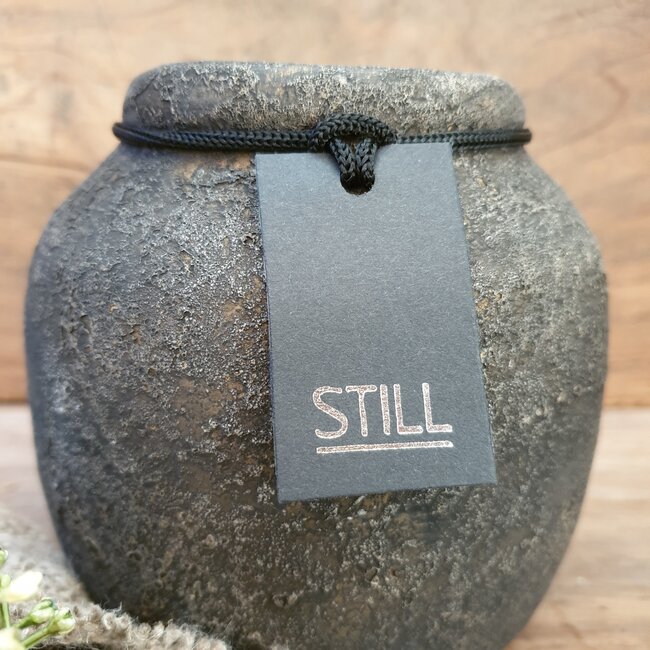 Still # 3295 - Goud/zwarte vaas 12 cm - L - GOG