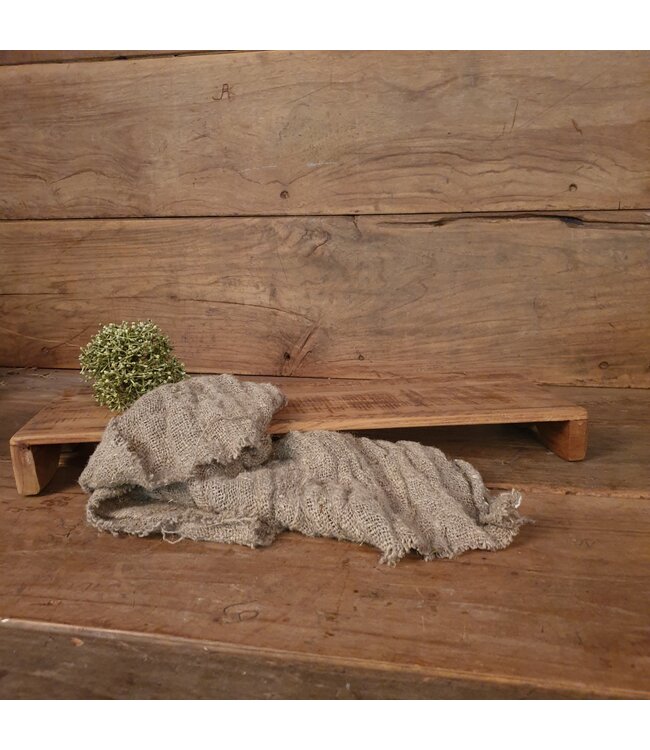 # Teakhouten Bajot - 50 x 17 x 5 cm