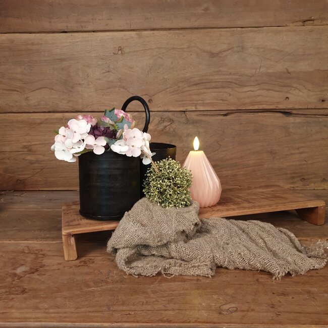 # Teakhouten Bajot - 50 x 17 x 5 cm