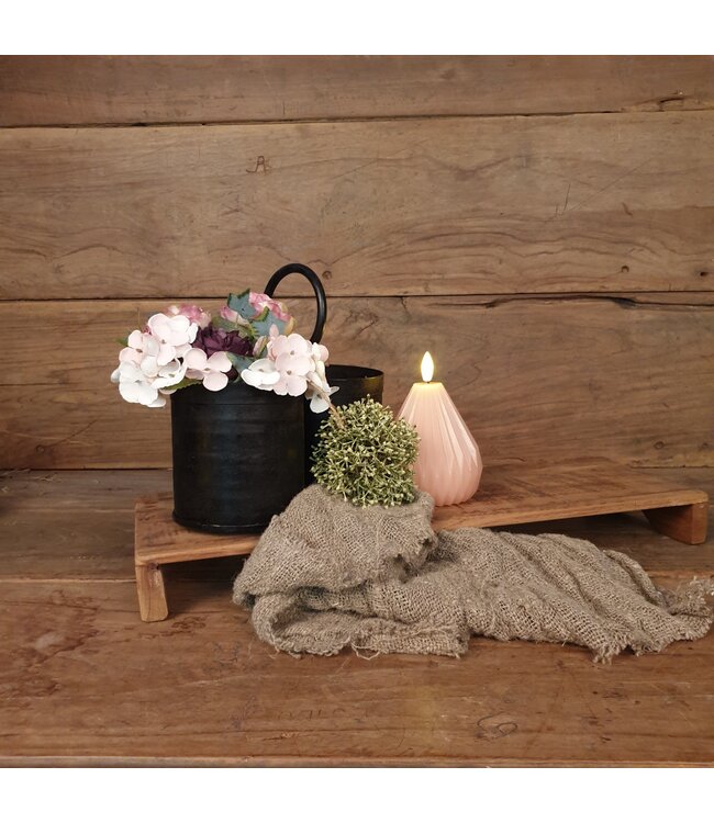 # Teakhouten Bajot - 50 x 17 x 5 cm