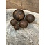 Metalen decobollen set - 5 stuks - bal