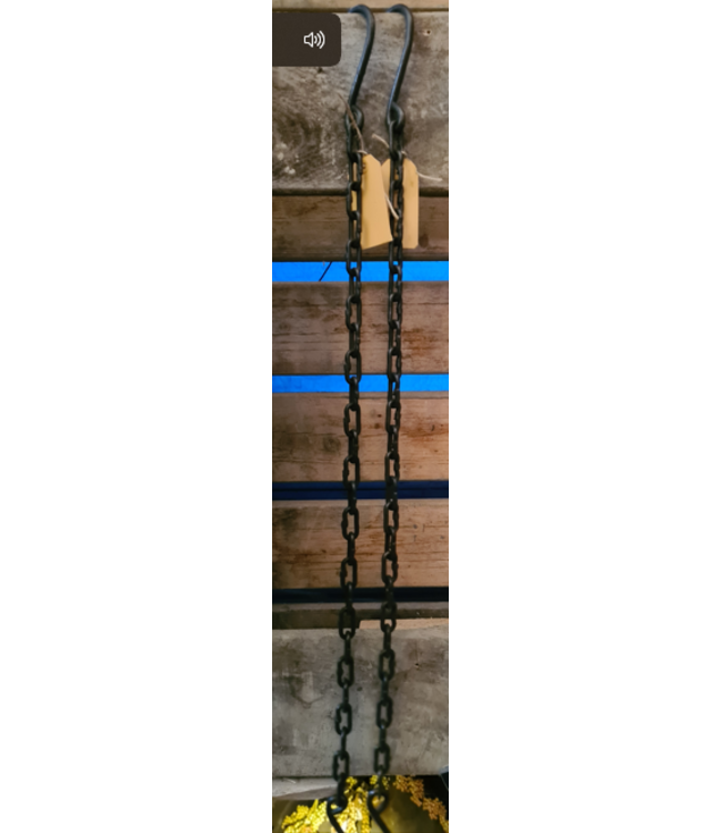 Ketting met haak - 75 cm per stuk