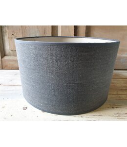T03 - KKL - lampenkap - Antraciet linnen - 30 x 30 x 15 cm