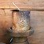 # RUSTIC CANDLE BLACK GOLD FADING D.7 H.7