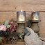 # RUSTIC CANDLE BLACK GOLD FADING D.7 H.7