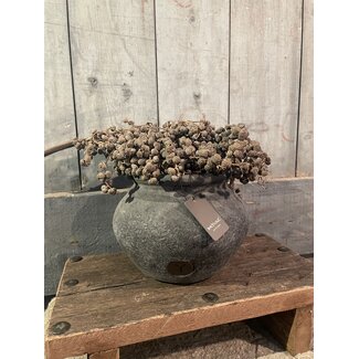 # Planter Classic Stone Black D.20 H.15 - grootste