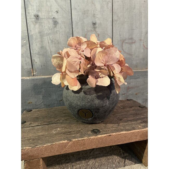 # Planter Classic Stone Black D.14 H.10 - kleinste
