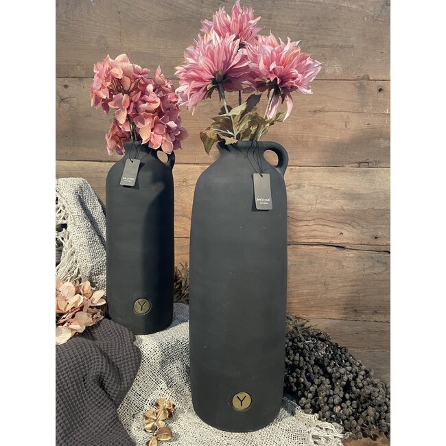 Afgeprijsde artikelen verzending eigen risico # Antraciet kruik met een oor 48 cm - L - ancient soil