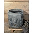 # Planter Edge Stone Black D.25 H.25 - grootste