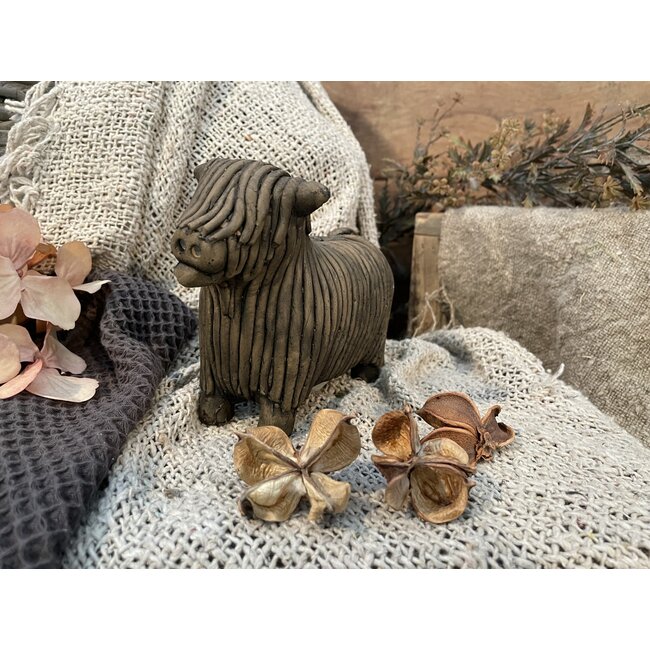 # Bruine schotse hooglander 15 cm - S - majestic brown