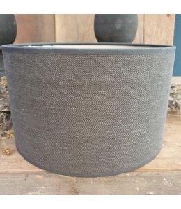 T03 - KKL - lampenkap - Antraciet linnen - 25cm