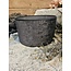 2063 - KKL - lampenkap - donker grijs melee velours - 25 x 25 x 15 cm