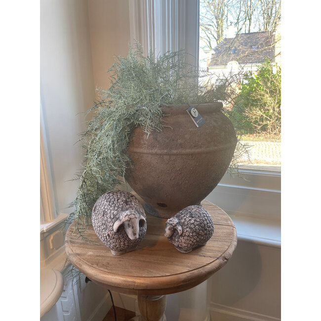 Countryfield ##  wordt niet verzonden mix schaap - aardewerk ca. - 14 x 9 x 9 cm - kleinste model - per stuk