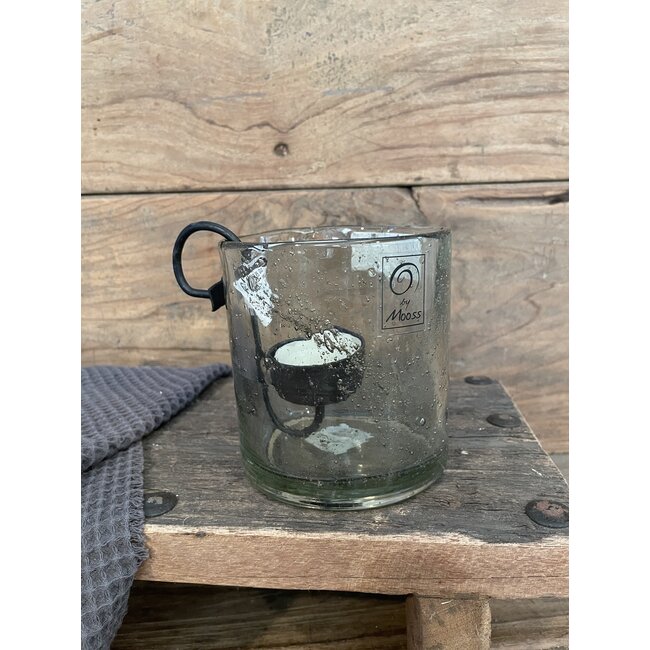 # Windlicht Stone Ø 10 x 11 cm