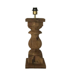 Tafellamp hout - 19.00 x 19.00 x 45.00 cm