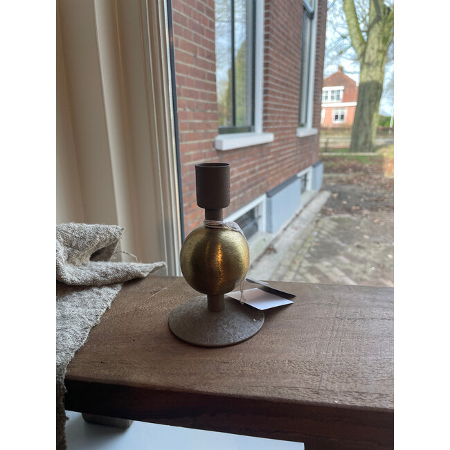 Countryfield # Kandelaar Evie bulb S messing - kleinste - per stuk