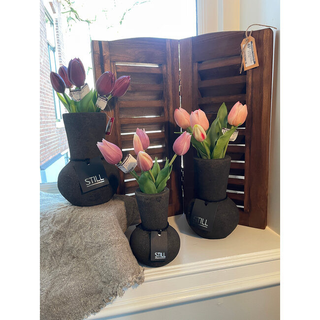 # Real Touch Tulip Bundle x5 L31cm L.Pink