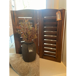 Still wordt niet verzonden - 48055 - Small Bottle High Dark Brown - 	Ca. 9 D x 15 H cm