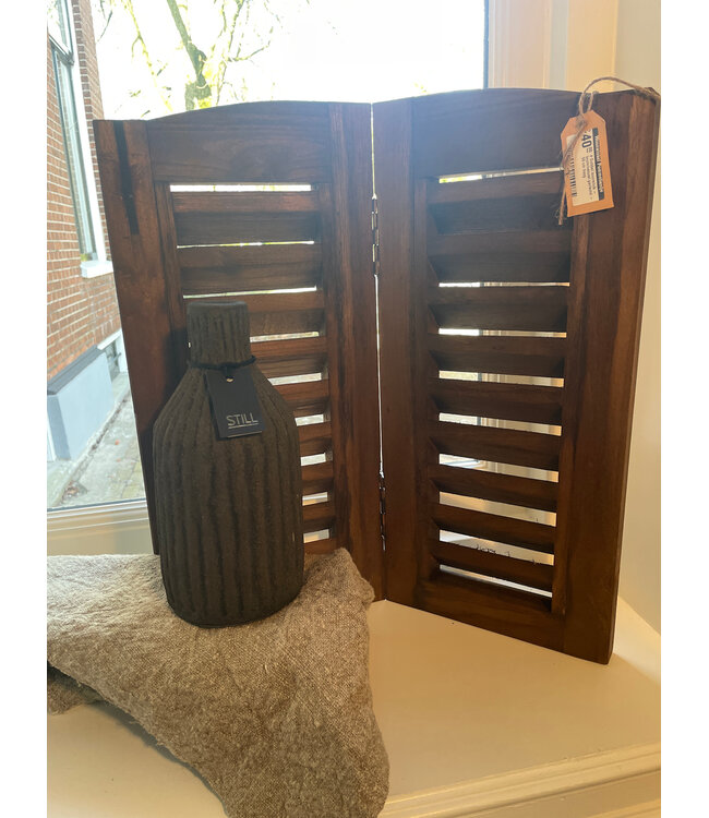Still 48017 - Bottle Line S Dark Brown - Ca. 12 L x 12 B x 24 H cm