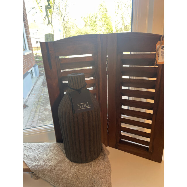 Still 48016 - Bottle Line M Dark Brown - Ca. 14 L x 14 B x 28 H cm