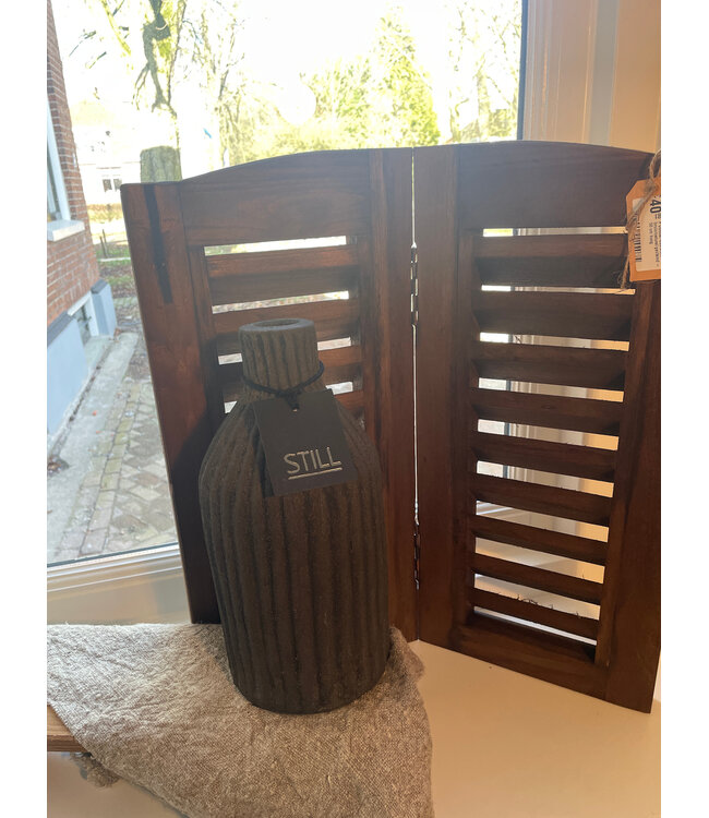 Still 48016 - Bottle Line M Dark Brown - Ca. 14 L x 14 B x 28 H cm