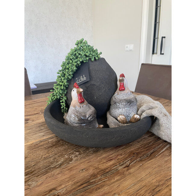 Still # 48043 - Bowl 35 Dark Brown - Ca. 35 L x 35 B x 7 H cm