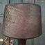 2062 - RL - Lampenkap - velours - bruin - 30(boven 25) x 19 cm