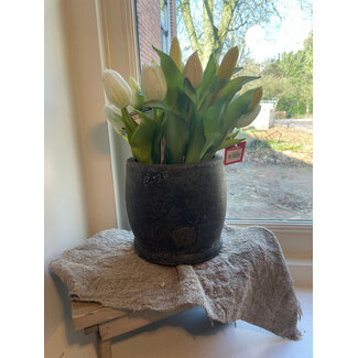 # Planter Large Basalt D.18x H16 - per stuk - kleinste