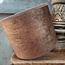 2066 - KKL - Lampenkap - camel velours - 15 x 15 x 12 cm