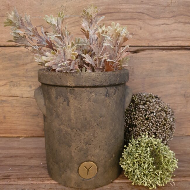 ## SENECIO BUSH BRONZE 30 cm - kunst
