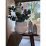 Countryfield 1# Bloempot ro Poppy XL wit-L26B26H21,5CM