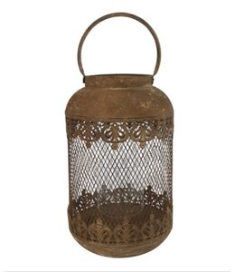 Countryfield # Windlicht ro Lalou L roest-L22B22H35,5CM