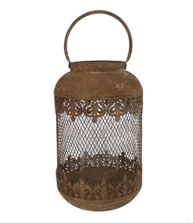 Countryfield # Windlicht ro Lalou L roest-L22B22H35,5CM