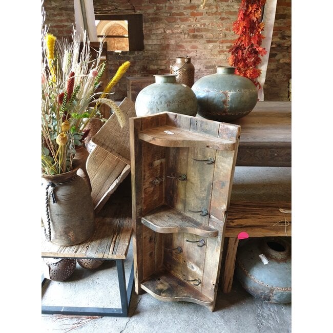 Houten kapstok - regaal - 90  x 33 x 20cm - alleen afhalen/wordt niet verzonden